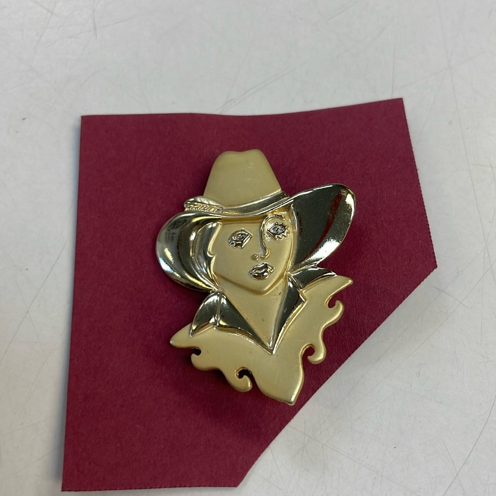 Cowgirl brooch